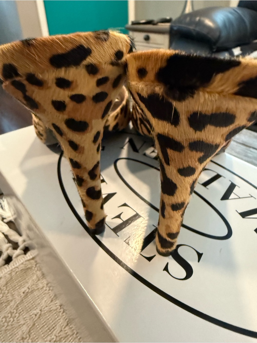 Steve Madden Leopard Erin Heels - Picture 8 of 9